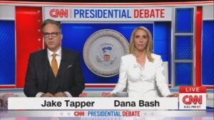 CNN’s Jake Tapper, Dana Bash Mocked as ‘Faces of the Collapse of American Media’ for Not Fact Checking Trump’s ‘Firehose’ of Debate Lies