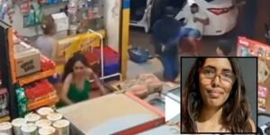 Brazilian woman flees for her life before being gunned down by two hitmen